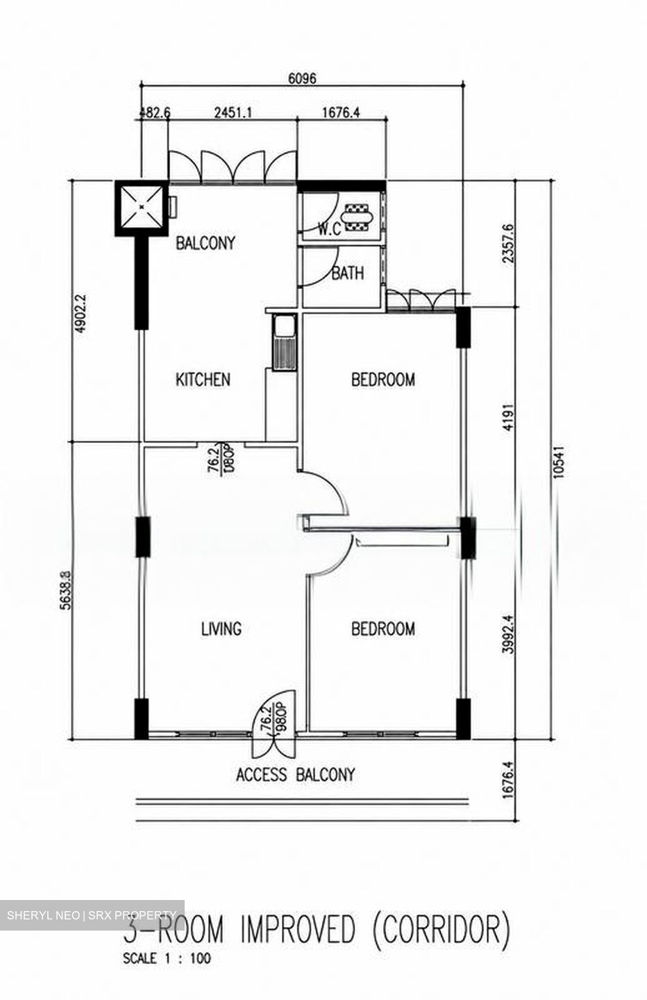 Blk 1 Hougang Avenue 3 (Hougang), HDB 3 Rooms #598766101
